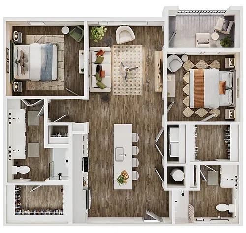 Floor plan The Hickory