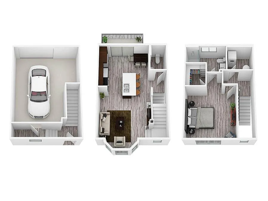 Floor plan The Roseland Townhome