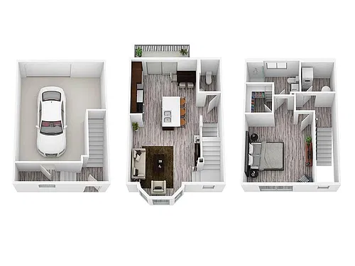 Floor plan The Roseland Townhome