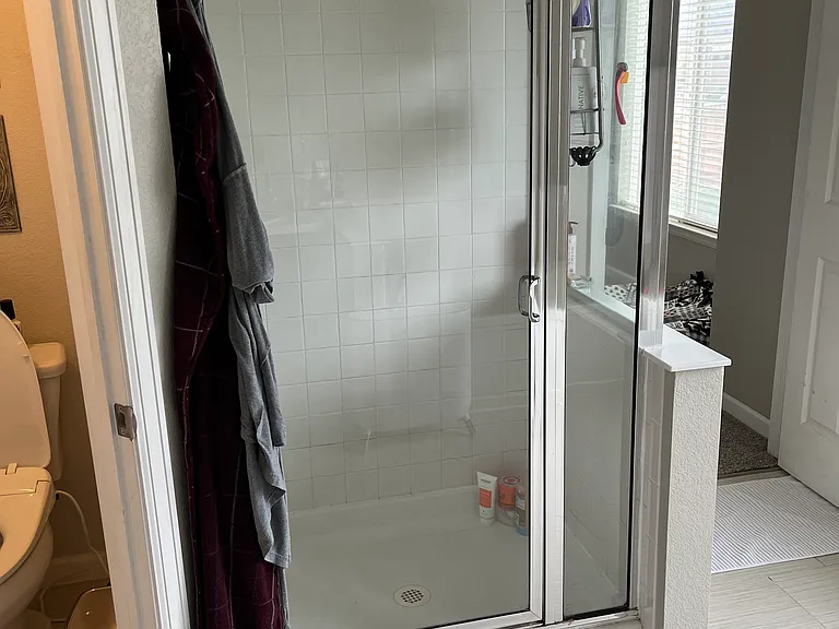 Master shower