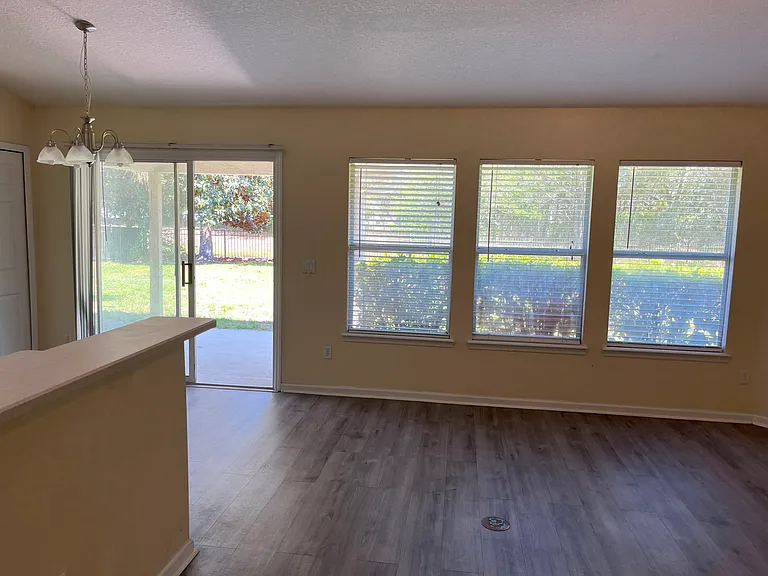 Living room window view