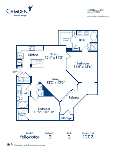 Floor plan Yellowstar