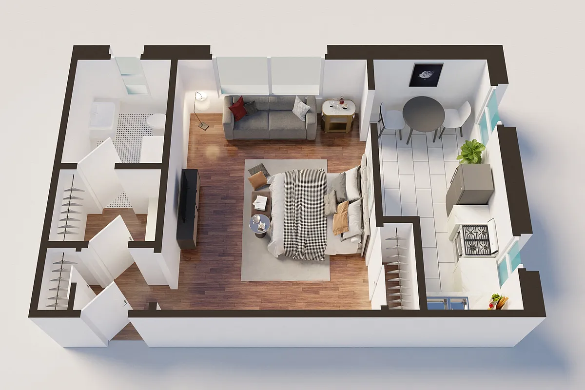 Floor plan Studio