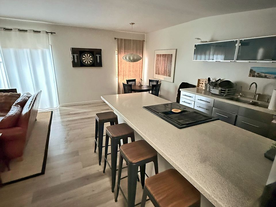 Kitchen and dining area (pictured with different furniture from first kitchen photo)