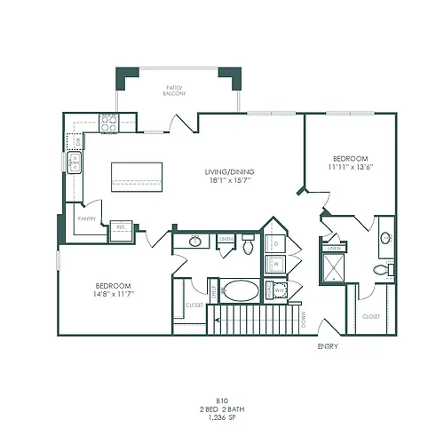 Floor plan B10