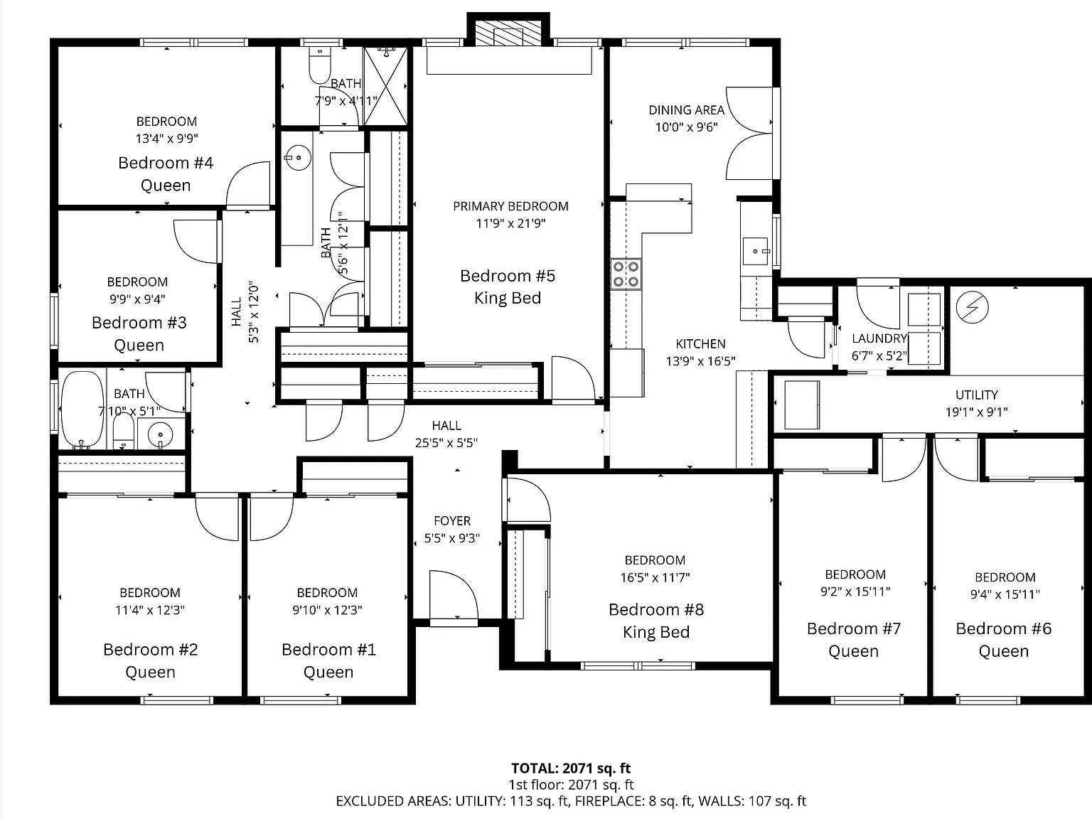 4 bed, 2.0 bath, 2400 sqft, $754 — Photo 3