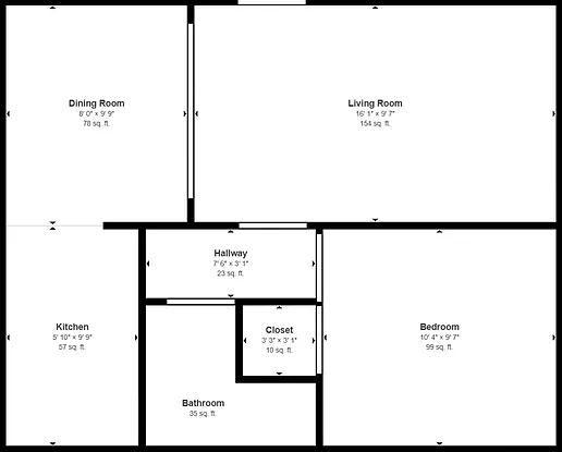 1 bed, 1.0 bath, 800 sqft, $999 — Photo 3
