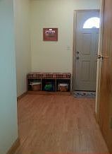 Mudroom off front entry