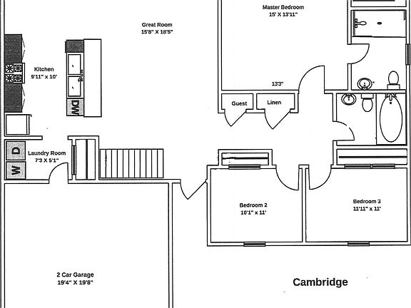 Cambridge I Floor Plan