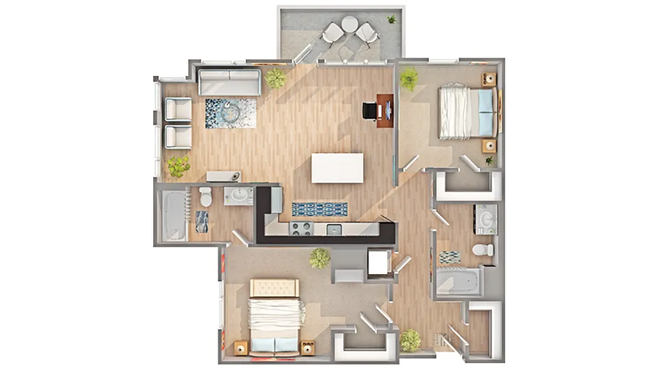 Floor plan B8