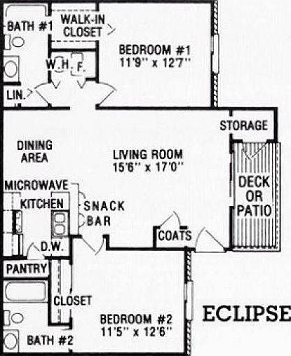 Eclipse 940 sq. feet