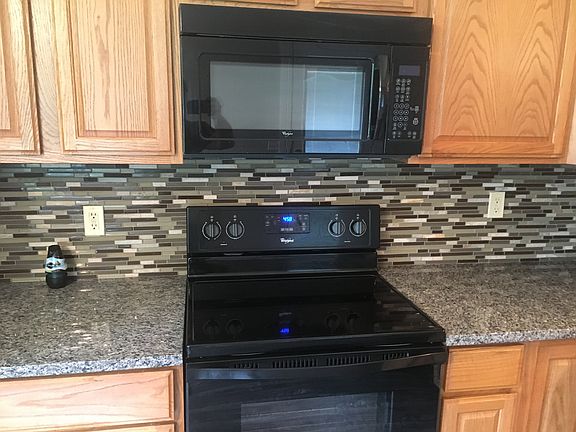 New backsplash and appliance