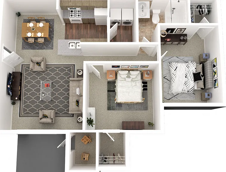 2x2 1051 SQ FT 2x2 1051 SQ FT