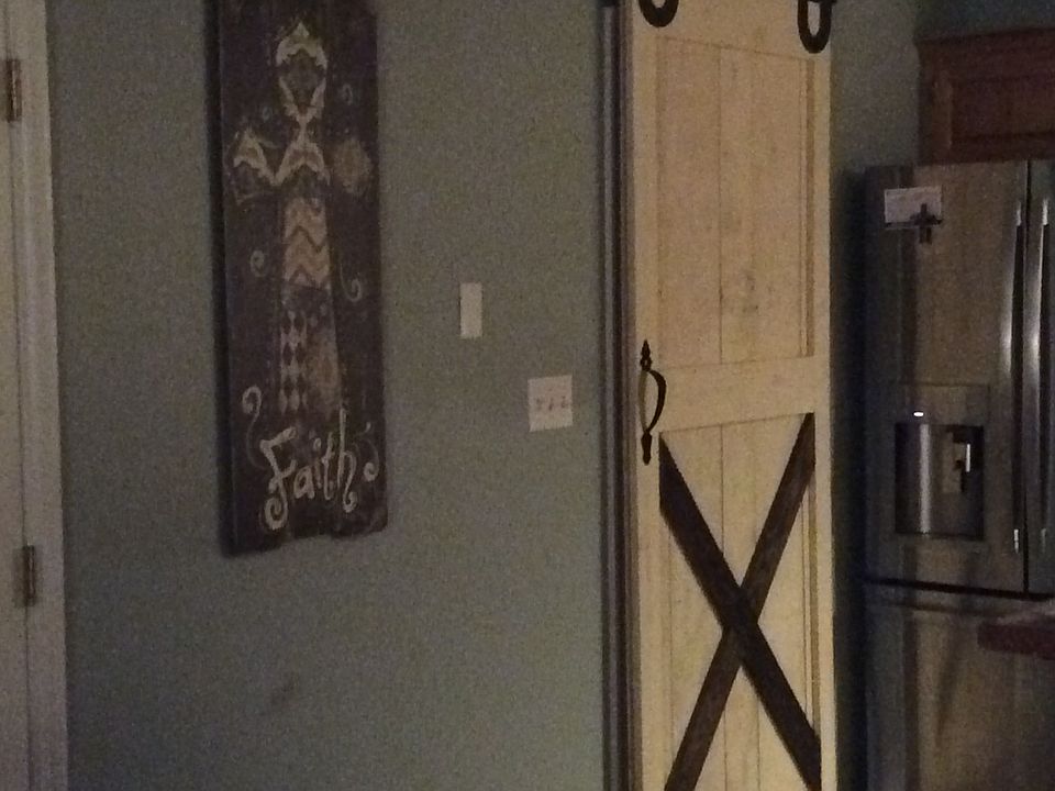 Laundry room w/ custom door