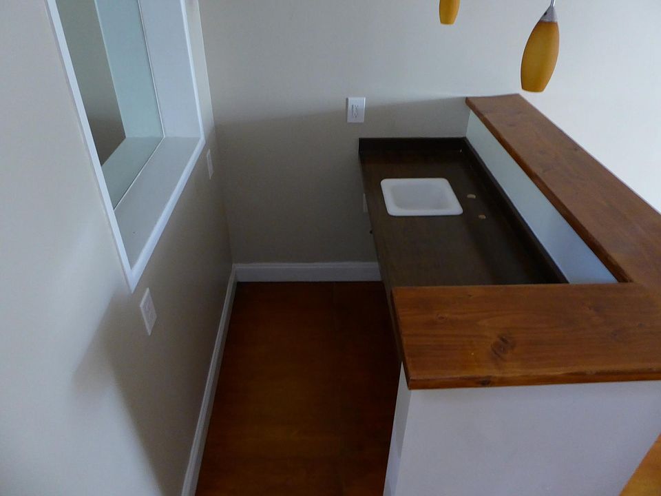 Built in Bar in Finished Basement