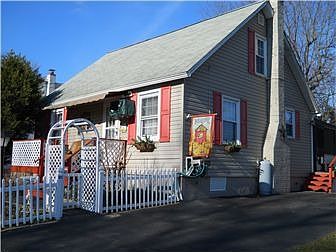 Side view w/Black top Driveway