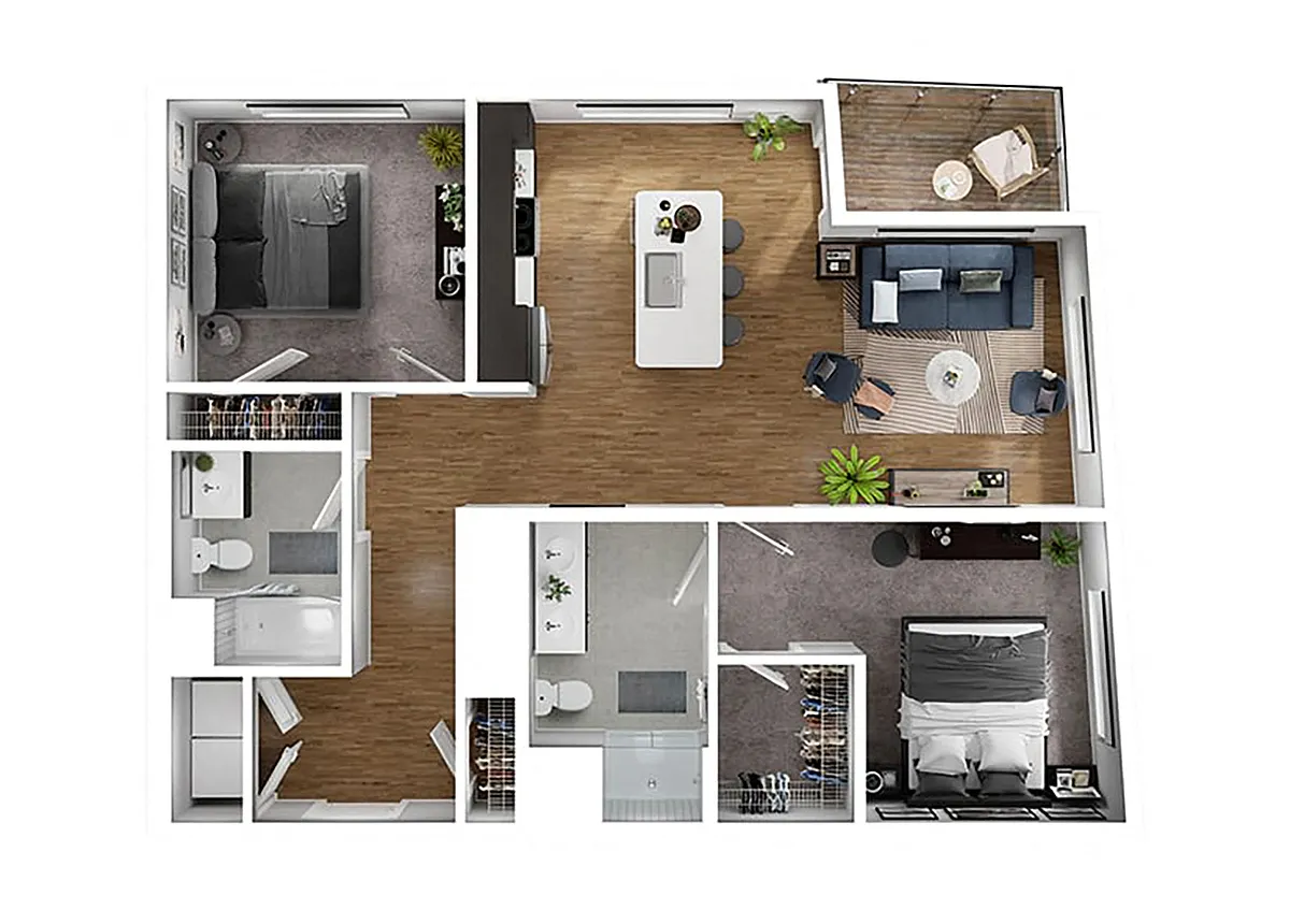Floor plan B6