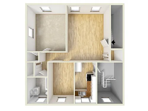 Floor plan One Bedroom
