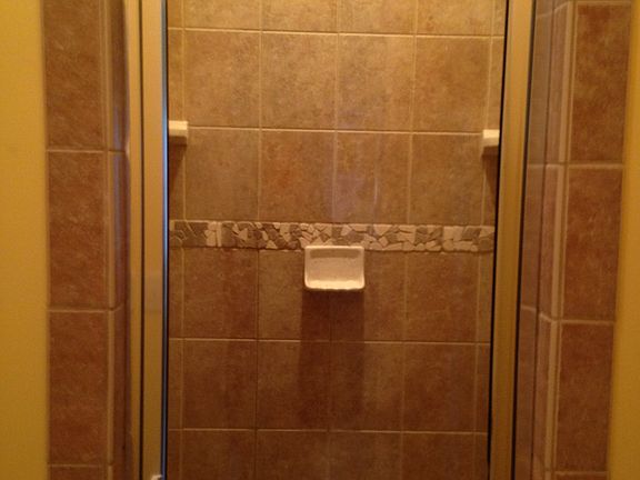 Master shower