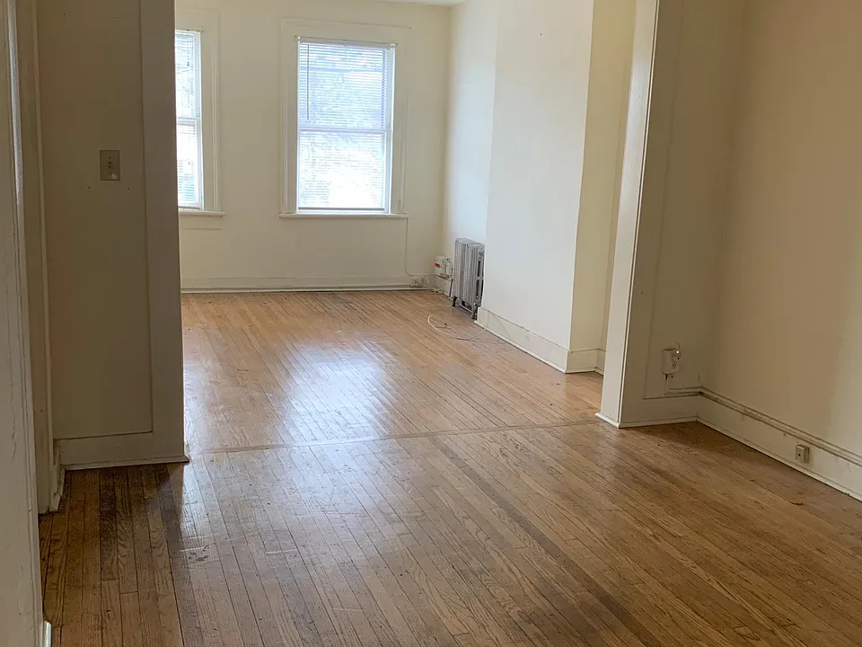 Open dining room and living room.