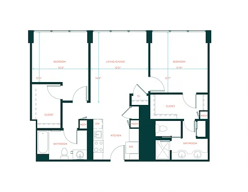 Floor plan B3