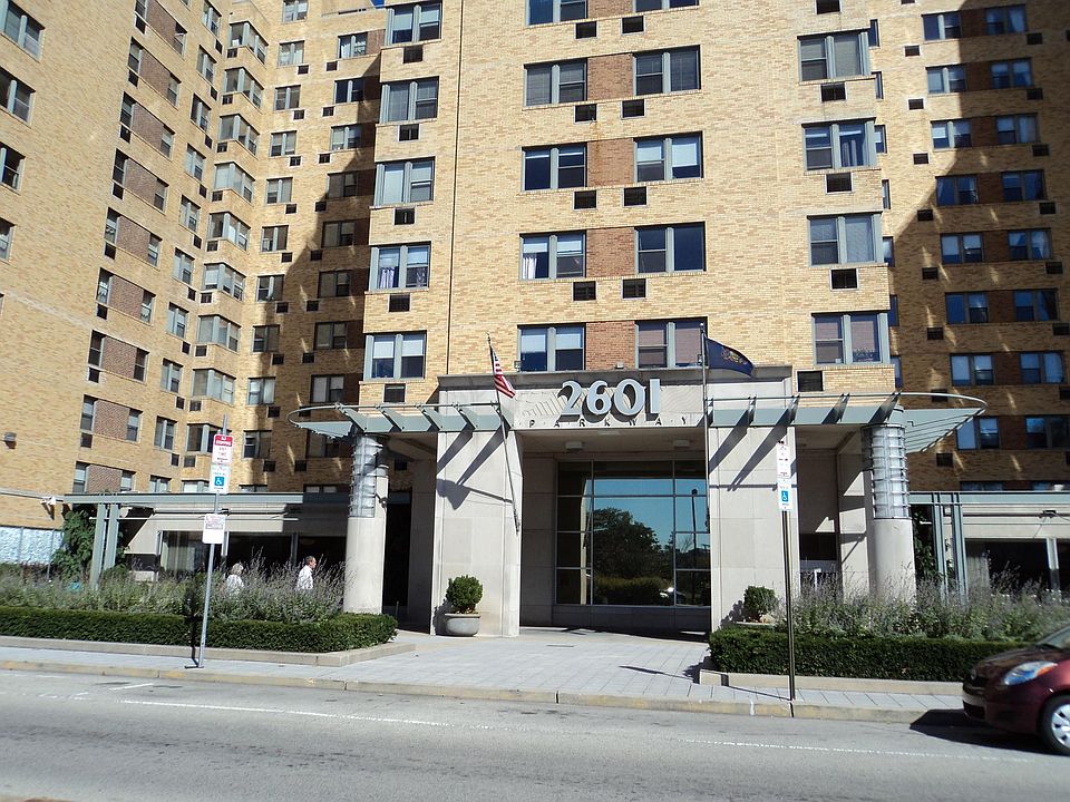 front of building