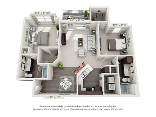 Floor plan B2
