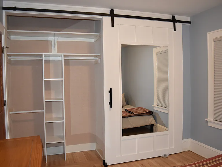 Main floor primary bedroom closet