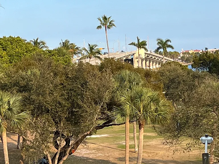 view of Lake Worth Bridge from Balcony