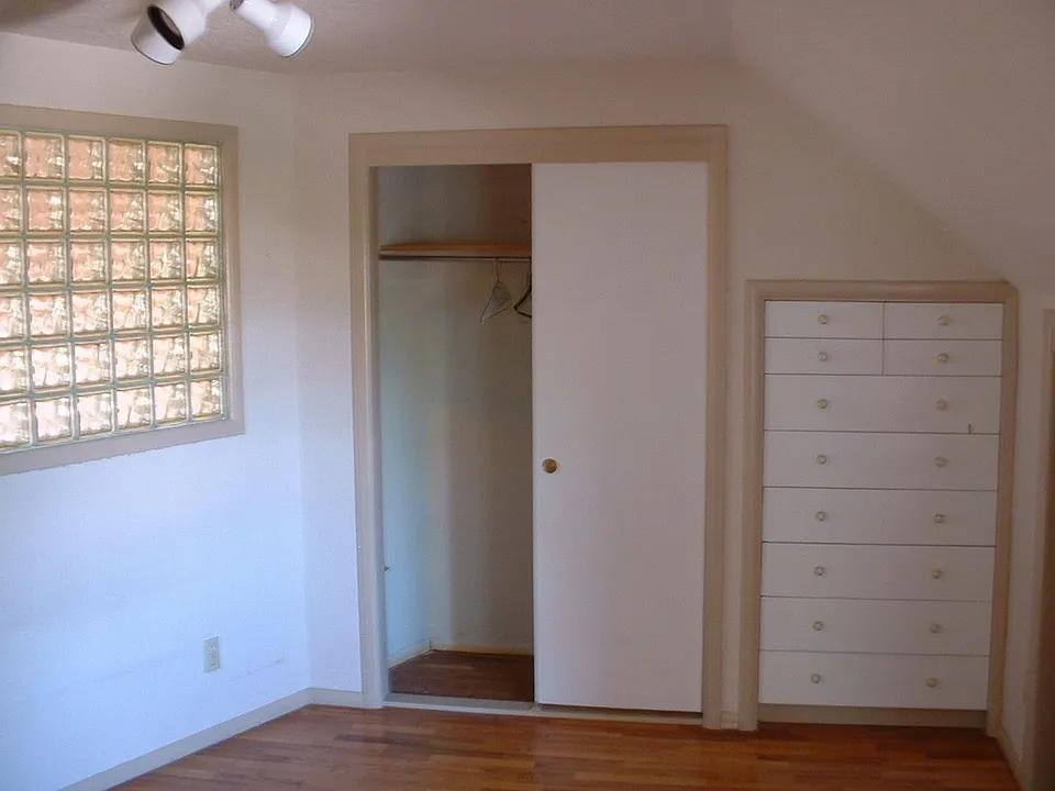 Upstairs apartment bedroom