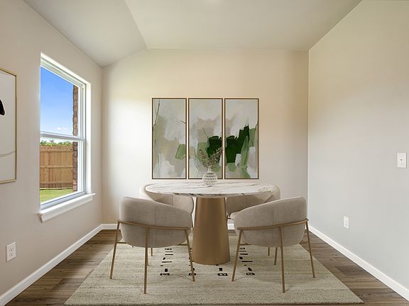 Enjoy a meal with the family at the spacious dining area.