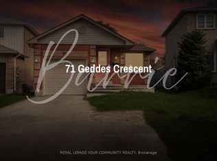 71 Geddes Cres, Barrie, ON L4N 7B1