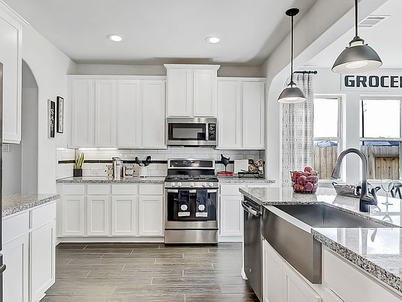 Kitchen with stainless appliances