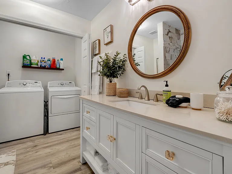 Laundry closet