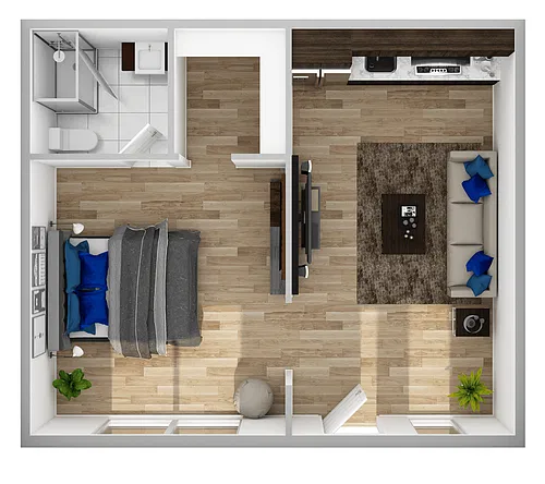 Floor plan Studio