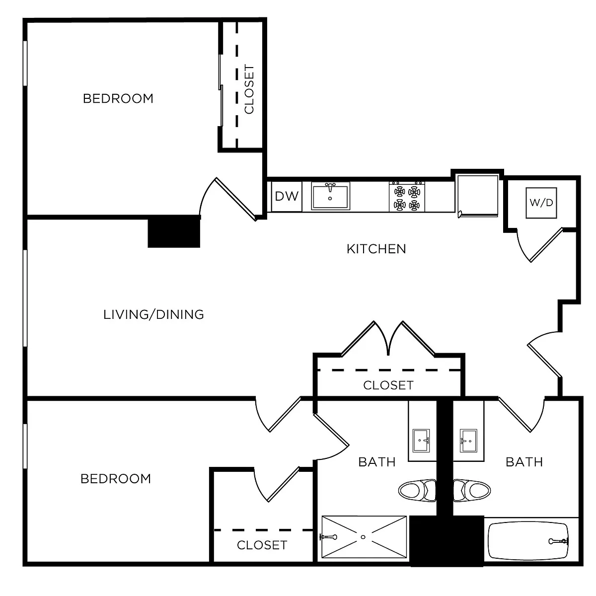 Floor plan The Cyril Magnin