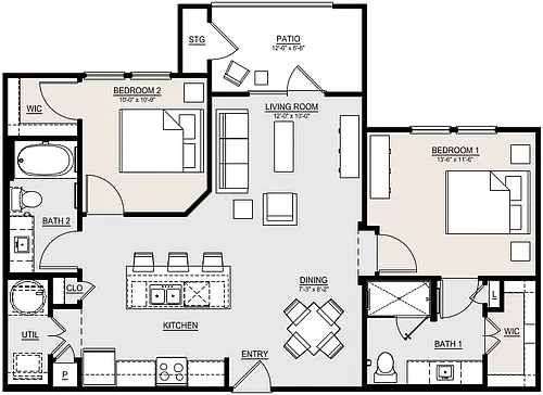 Floor plan B1