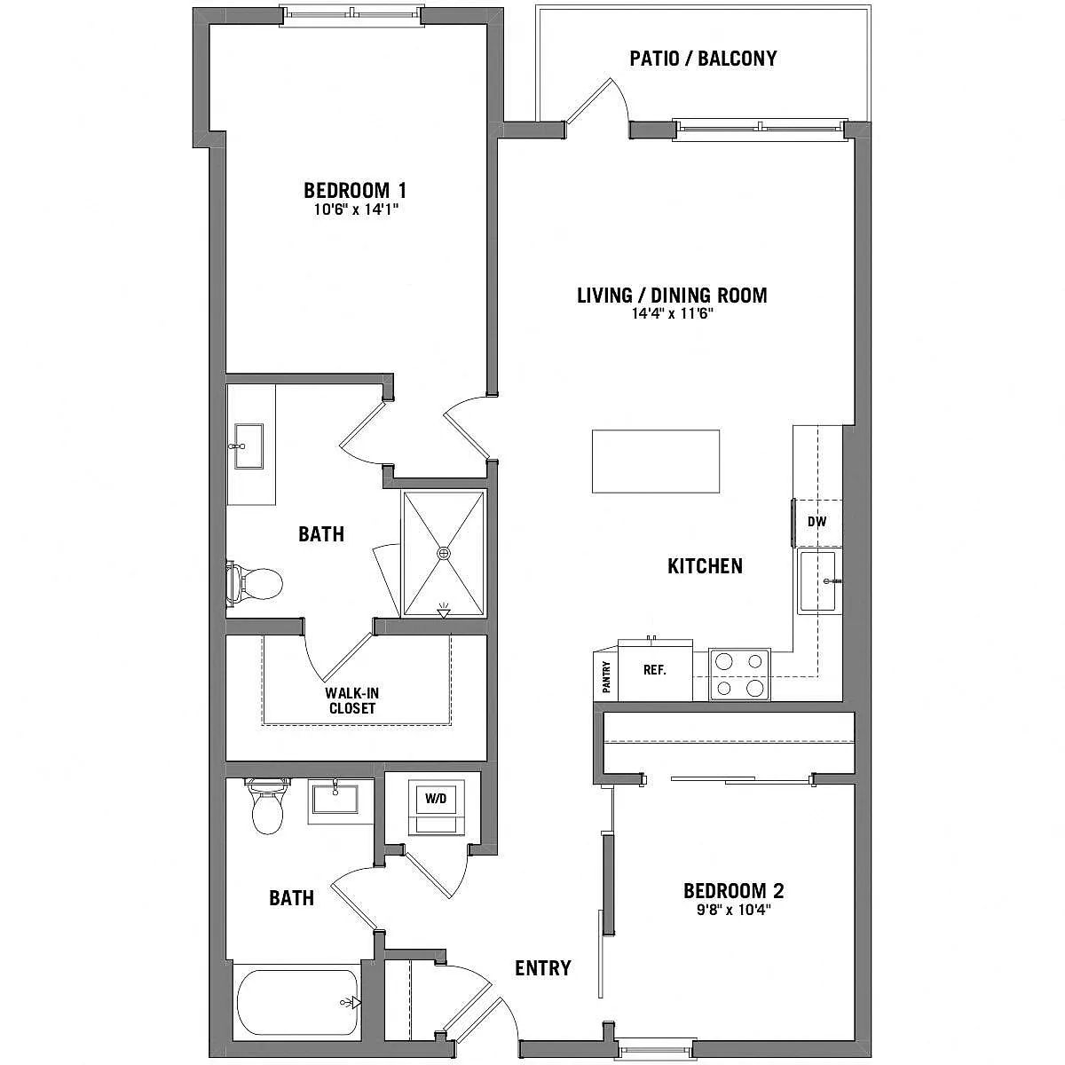 Floor plan B4