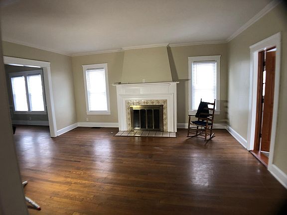This is the living room viewed from the foyer.