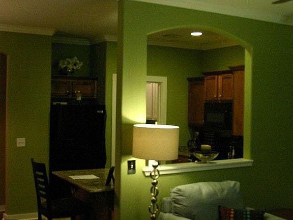 Kitchen is open to the living room.