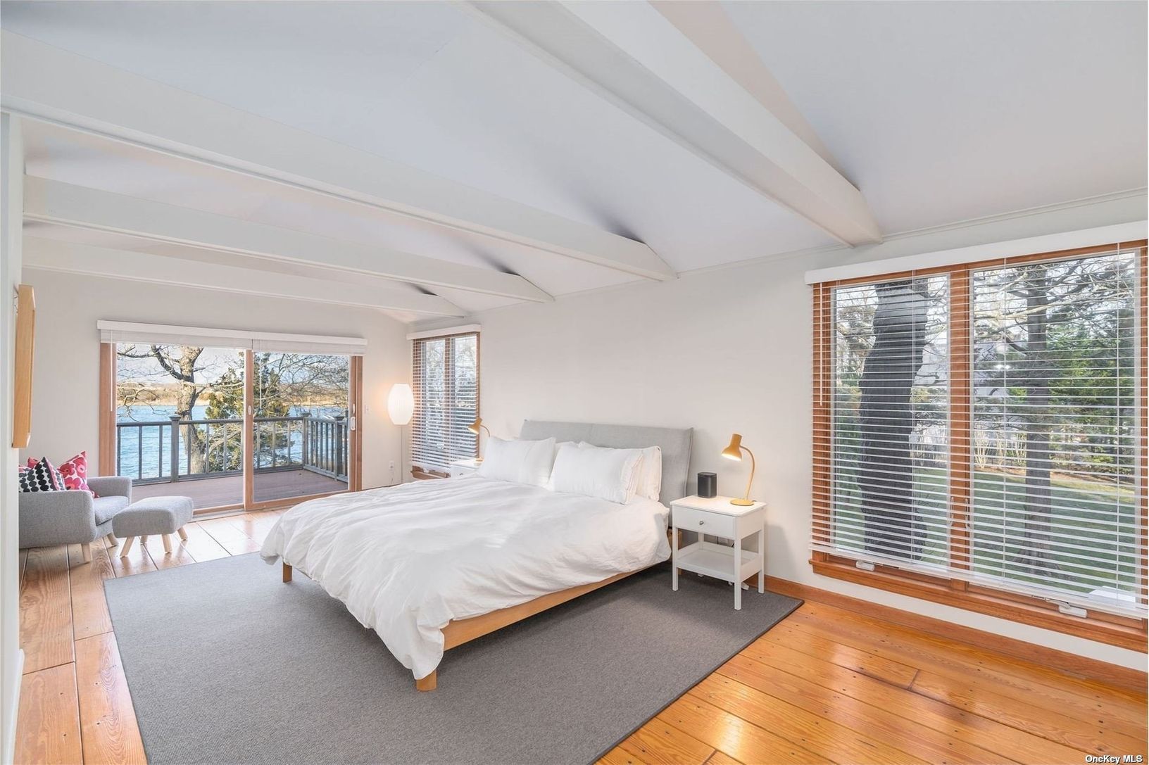  2nd Floor Primary Bedroom with Deck and Ensuite Bathroom