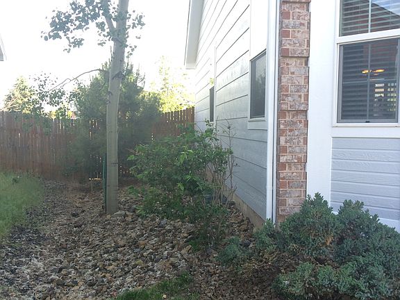 Front side view of home