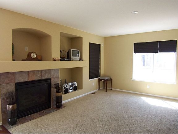Family Rm features convenient Built-ins for TV & Stereo Equipment