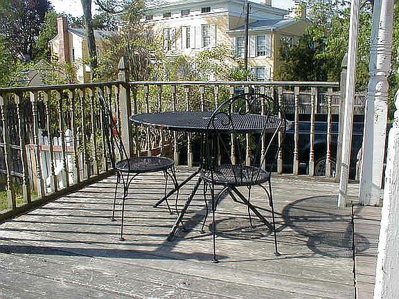 Back deck view of Causey