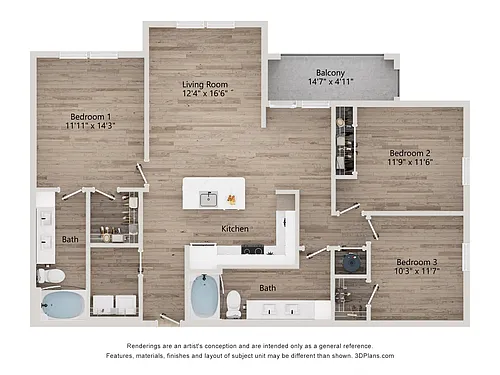 Floor plan C1