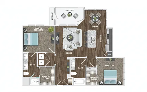 Floor plan B3