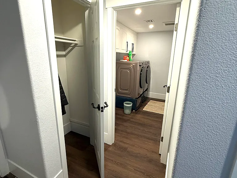 Entry Closet and Laundry Room