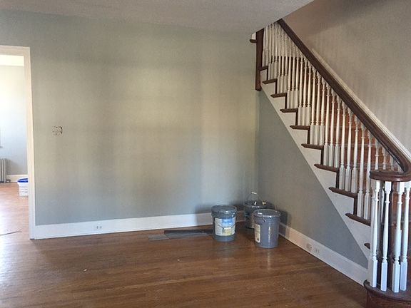 Living Room with Hardwood Floors Throughout