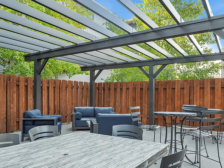 Outdoor Seating with Pergola