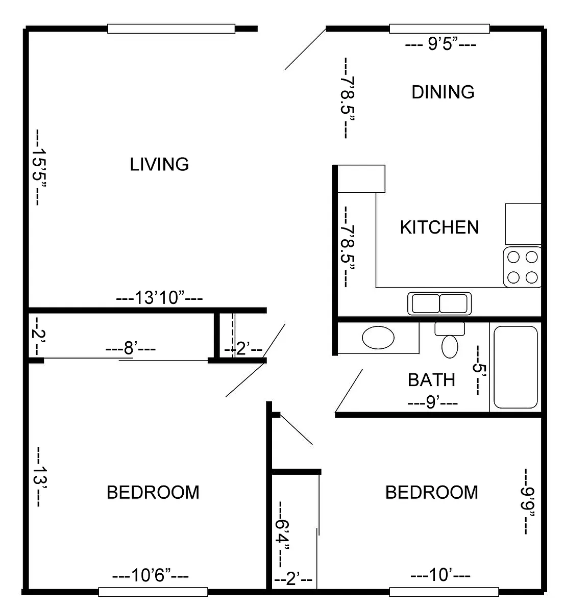 Floor plan Verandas